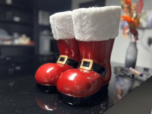 Decoración Navidad Botas De Santa