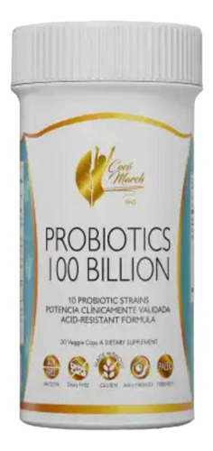 Probiotico 100billon Coco March - - Unidad a $11400