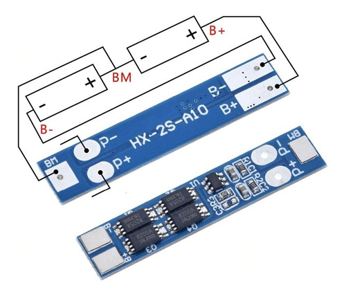 Imagen 7 de 7 de Cargador Bat Compact. Li-ion 2s 7.4v 8a Prot Sobrecarga/desc