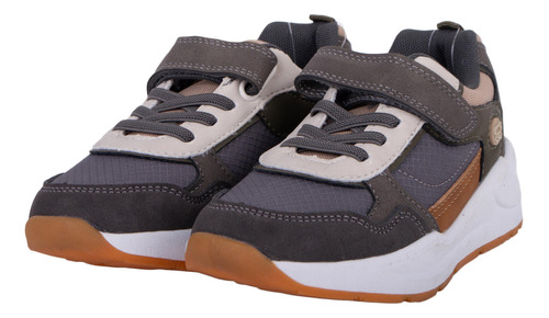 Zapatillas Niño Gris Oscuro Pillin