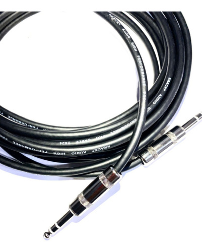 Cable De Audio Plug Trs A Trs 6.3 De 8 Metros Universal