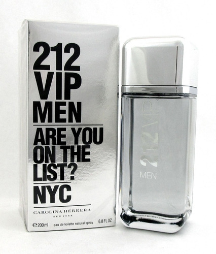 Perfume 212 Vip Men Edt 200ml + Brinde - 100% Original