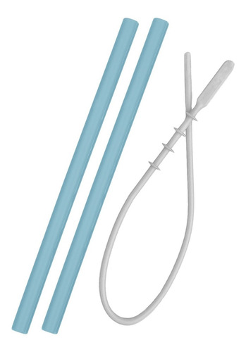 Minikoioi Flexi Straws Mineral Blue Sorbetes Silicona