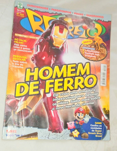 Revista Recreio Abril 2008  Homem De Ferro  
