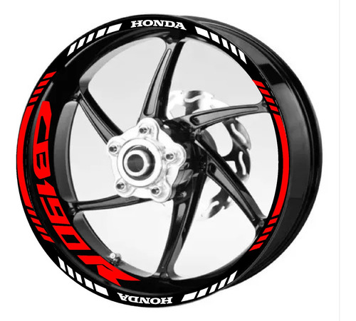 Stickers Reflectantes Para Rines / Llantas Honda Cb190r