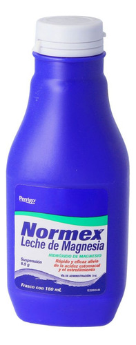 Normex Leche De Magnesia Suspensión 8.5 G Frasco Con 180 Ml