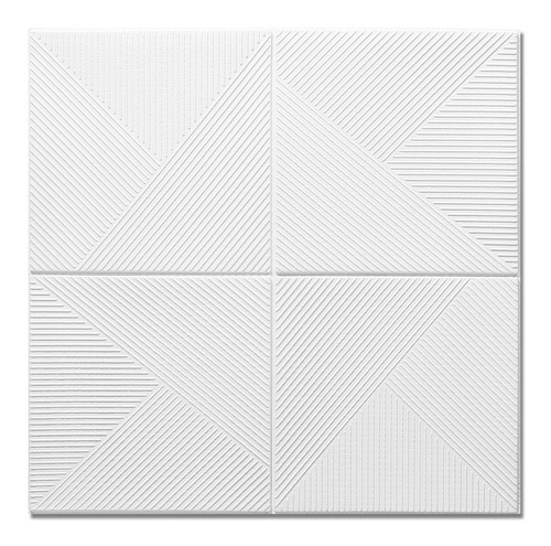 Placas Autoadhesivas Pared 3d Decorativa Antihumedad X6 Unid Color Subway Blanco E11-56b - 61x60