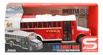 Comprar Juguete Autobus Bombero Electronico Luz Sonido Friccion Niño