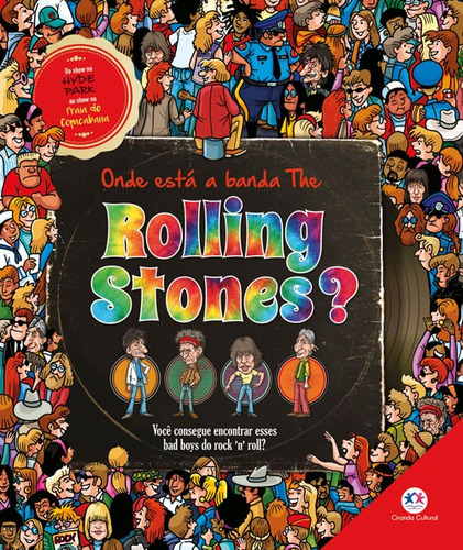 Onde está a banda The Rolling Stones?, de Books, Igloo. Ciranda Cultural Editora E Distribuidora Ltda., capa mole em português, 2020