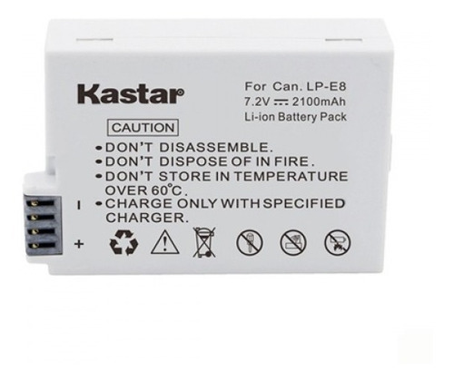 Bateria Kastar Lp-e8 T5i, 600d, 550d, 650d, 700d