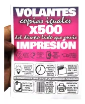 Comprar Volantes Folleto 500 Copias De Su Archivo 10x15