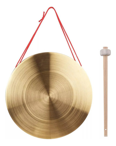 30cm Hand Gong Cymbals Latón Cobre Gong Capilla Opera