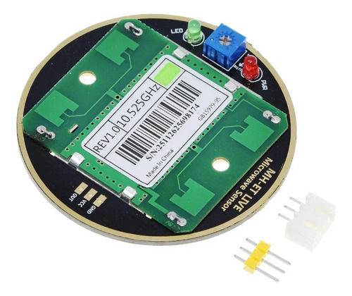 Sensor Radar Doppler Hb100x10.525ghz 2-16m Arduino Raspberry