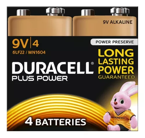 Bateria 9V Alkalina Duracell No Recargable