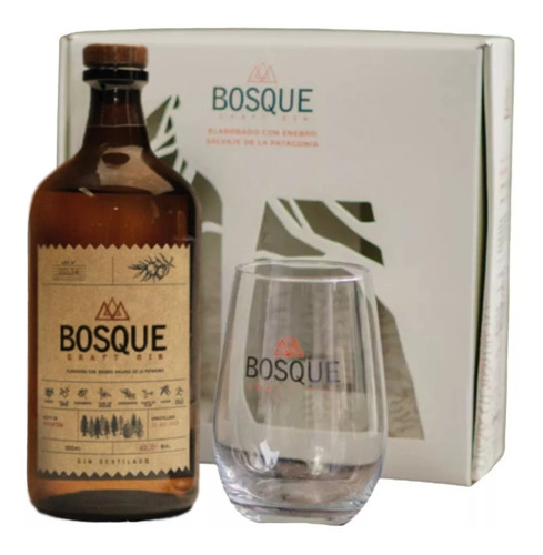 Gin Bosque 500cc Gift Pack Con Vaso - Gobar®