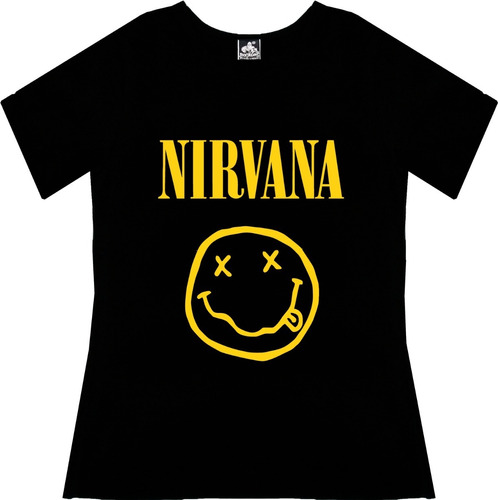 Blusa Nirvana Dama Rock Metal Tv Camiseta Urbanoz