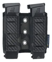 Comprar Porta Cargador Táctico Militar Doble Molle Para Arma Corta Color Multicam Black
