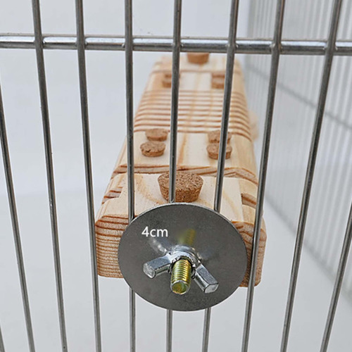 Juguete De Corcho Para Masticar Pájaros De Madera, Juguete