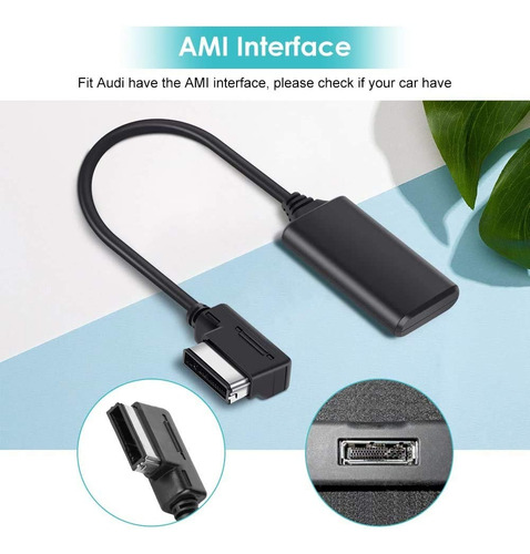 Adaptador Audi Mmi 3g Bt5.0 Con Pantalla De Menú Para A4/a6/
