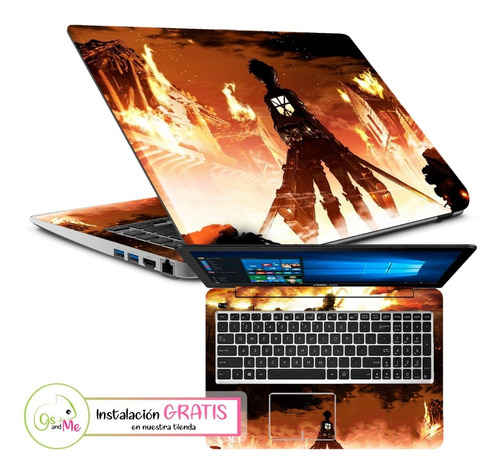Skin Laptop Protector Decora Anime Goku Manga + Instalacion