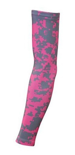 Nuevo Deportes Granja Rosa Y Gris Camuflaje Brazo Digital M