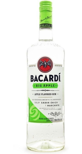 Rum Brasileiro Big Apple Bacardi Garrafa 980ml