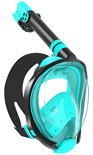 Wstoo Snorkel Mask With Latest Dry Top Breathing System,fold
