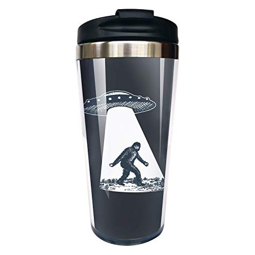 Hasdon-hill Ufo Bigfoot Travel Coffee Mug Para Hombre Fd38s