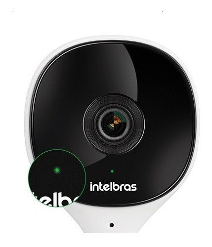 Câmera de segurança Intelbras iMX com resolução de 2MP visão noturna incluída branca