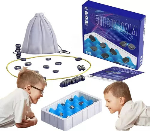 Juego De Estrategia Portátil Y Monedero Magnetic Battle Ches