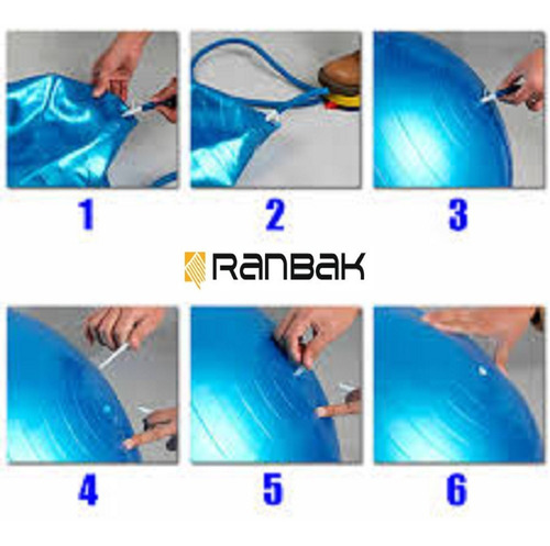 Pelota Fitness/yoga 85cm Ranbak 736 C/inflador C/cuota