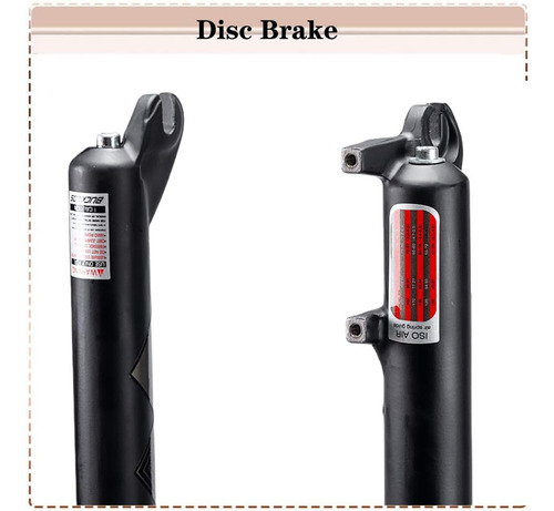 Suspensión Bucklos, P/ Fat Bike, Regulable, Negro, 26''x4''