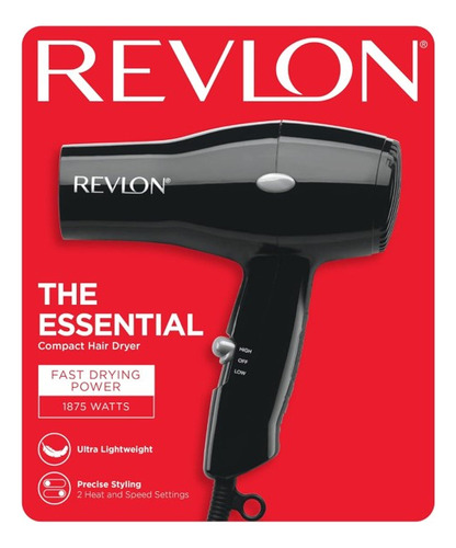 Secador De Pelo Revlon 1875w Ligero Y Compacto