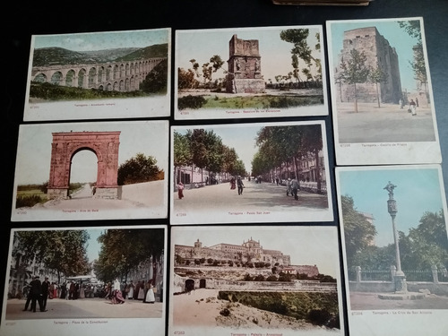 8 Postales Antiguas Tarragona España