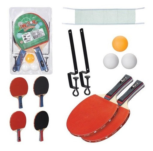 Kit 02 Raquetes Tenis Ping Pong Semi Profissional Promçao