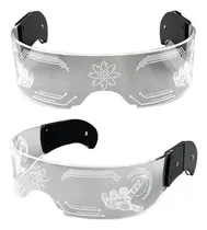 Comprar Lentes Led Decorativos Neón Fiesta Lentes Cosplay Gafas Neón