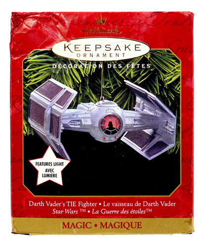Star Wars Hallmark Keepsake Ornament Vader Tie Fighter