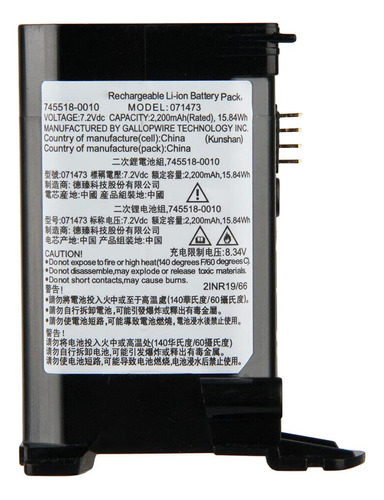Batería De Repuesto Compatible Para Altavoz Bluetooth Portát