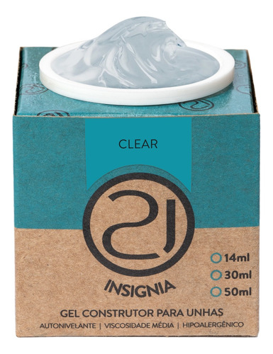 Gel Insignia Gel Clear 30ml - Nails 21