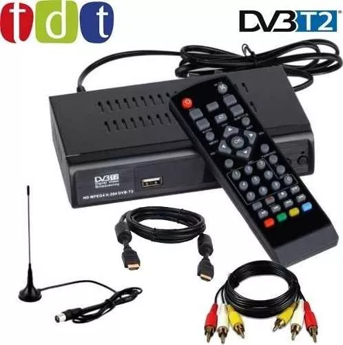 Decodificador Tv Tdt Dvb - T2 Tv Digital + Cable Hdmi Usb
