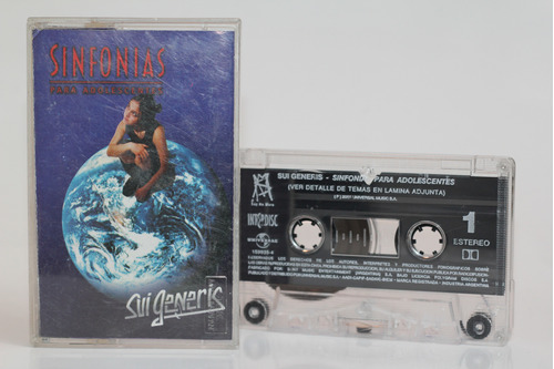 Cassette Sui Generis Sinfonías Para Adolescentes 2000 Charly