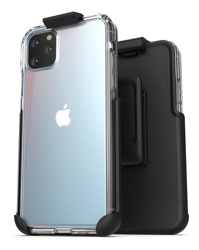 Funda Transparente Con Clip De Cinturon Para iPhone 11 Pro