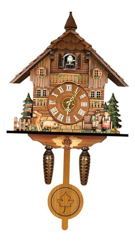 Creativo Reloj De Cuco De Madera, Reloj De Pared De