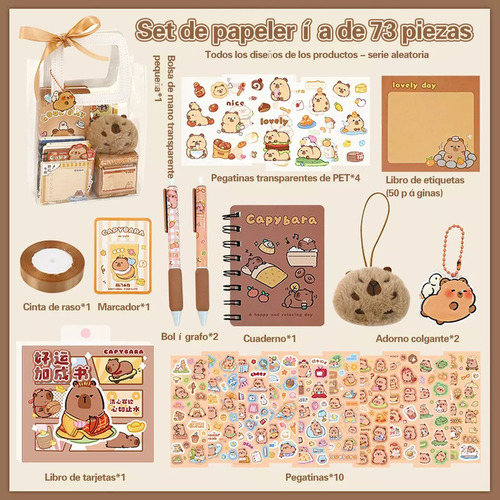 Juego De Útiles Escolares Para Niños 73 Piezas,regalo
