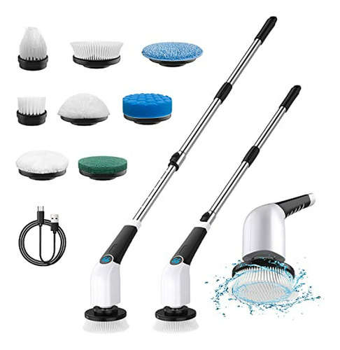 Leebein Electric Spin Scrubber, Cordless Cleaning Brush