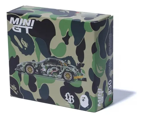 BAPE MINI GT ミニカー Mini Gt Mazda Rx7 Super Silhouette A Bathing Ape Cross. #830