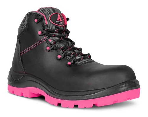 Bota Industiral Dama Dielectrica C/casq 5026 Rosa Armada