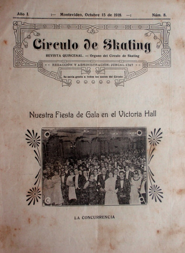 Revista Circulo Skating Año I No: 8 Grolero Beduchaud 1918