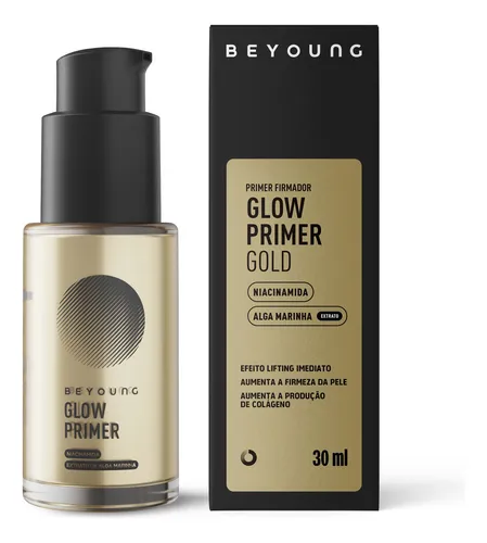 Beyoung Glow Serum Primer Gold Acabamento Iluminado Dourado