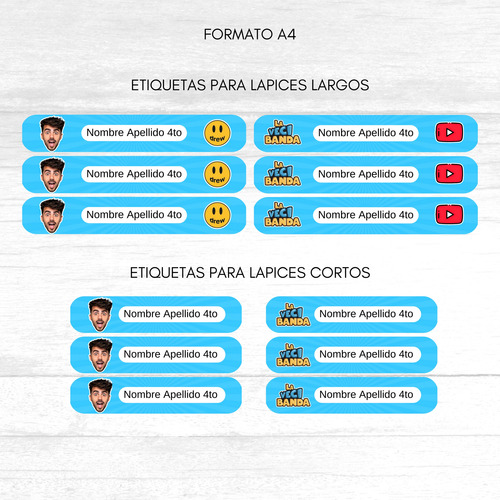 Kit Imprimible Etiquetas Escolares Fede Vigevani Pdf